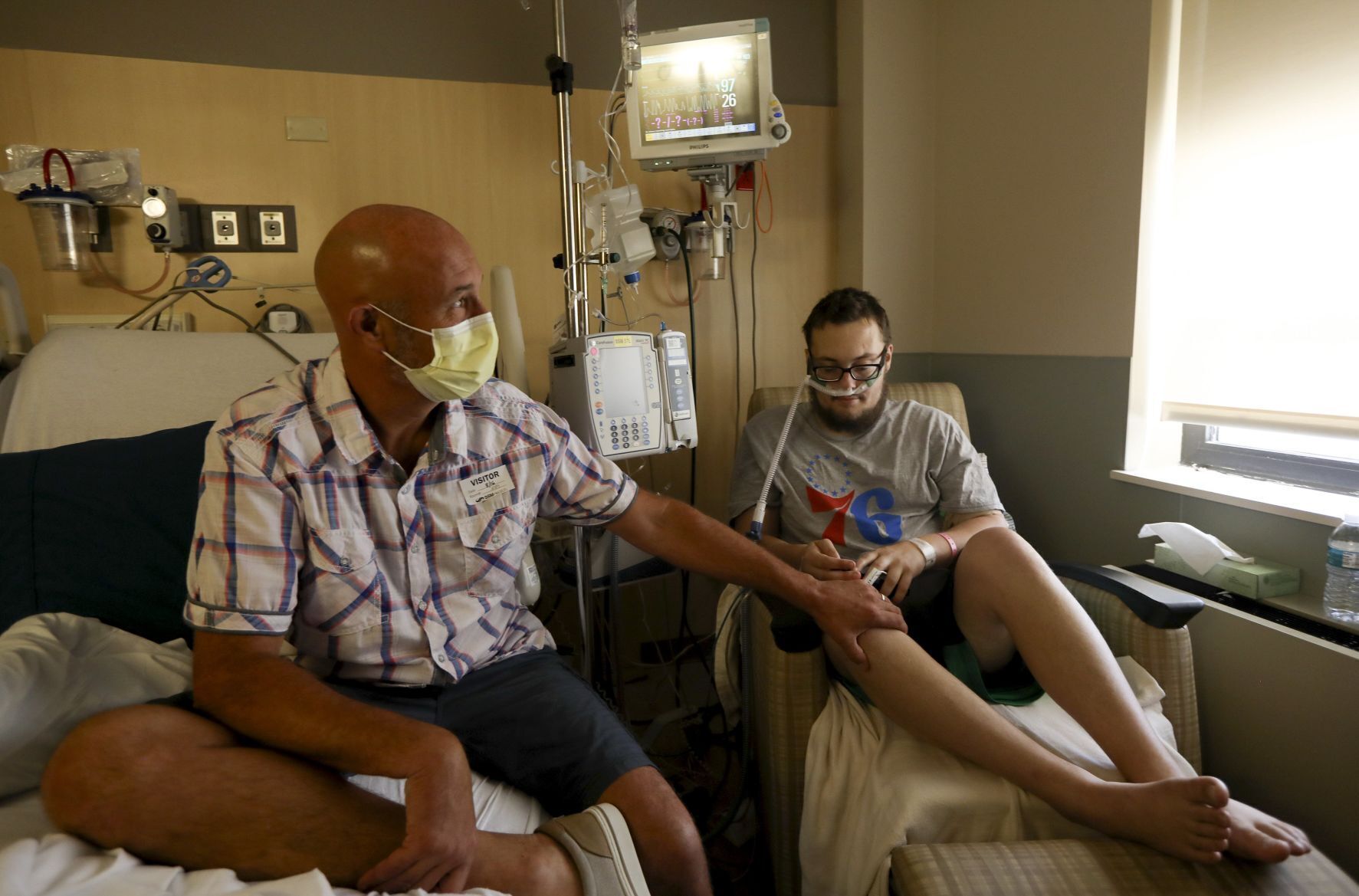 Unvaccinated 22-year-old battling COVID Delta strain